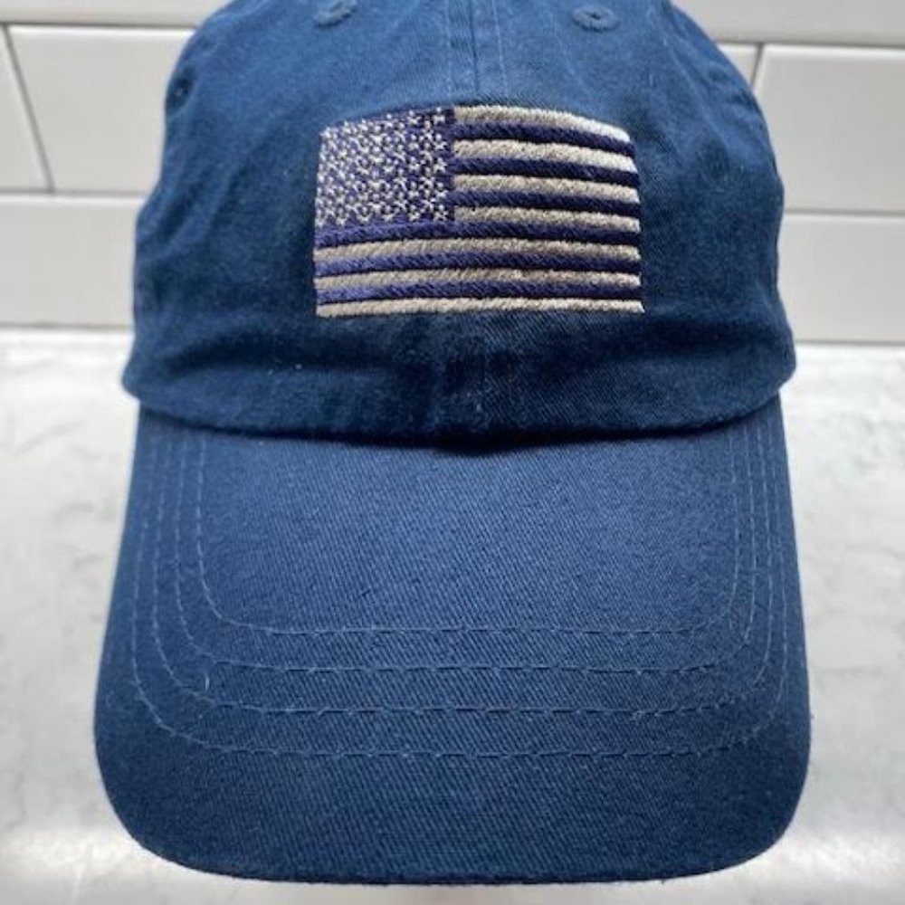 Ball Cap, Adjustable Velcro, One Size, Navy
